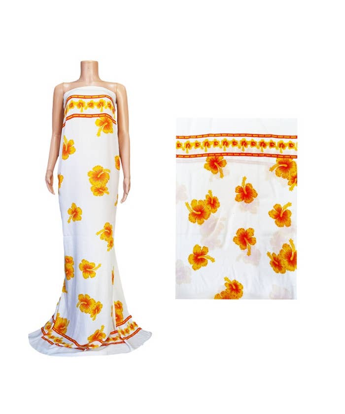 Hibiscus Flowers Pattern Beach Sarong