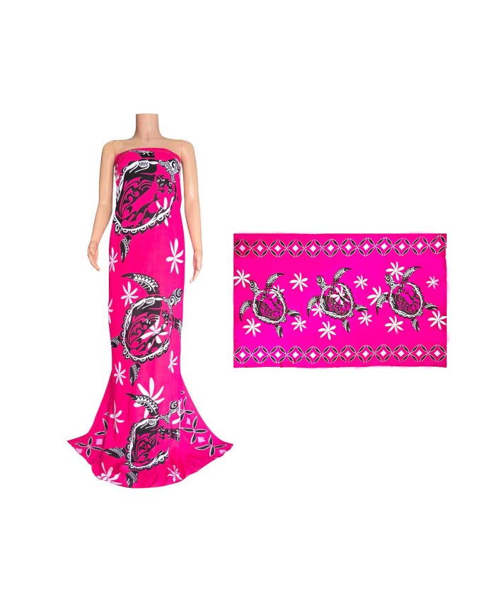 Island Tribal Tattoo Print Sarong