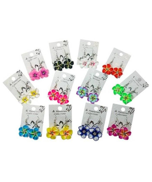 Fimo Flower Earrings