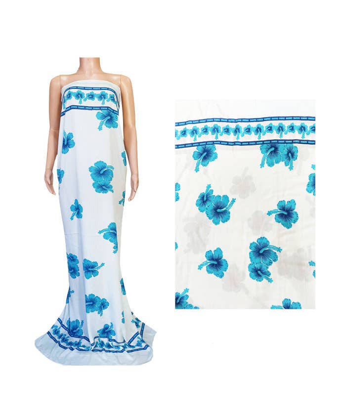 Hibiscus Flowers Pattern Beach Sarong