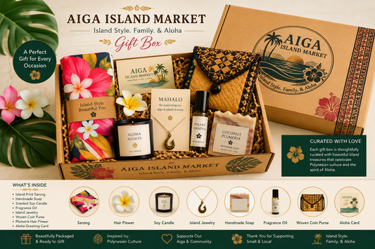 Aiga Island Market Gift Box - Island Style Family and Aloha