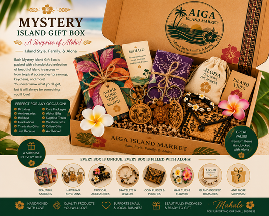 Mystery Island Gift Box - Aiga Island Market | Polynesian Surprise Gift Set