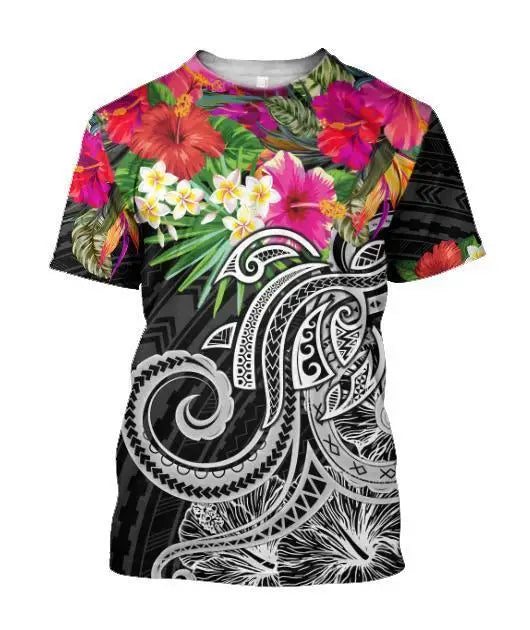 Pohnpei Polynesian Tribe Turtle Tattoo 3D Printed Men t shirt Summer Fashion Harajuku short Sleeve Tee shirts Unisex tops TX-2