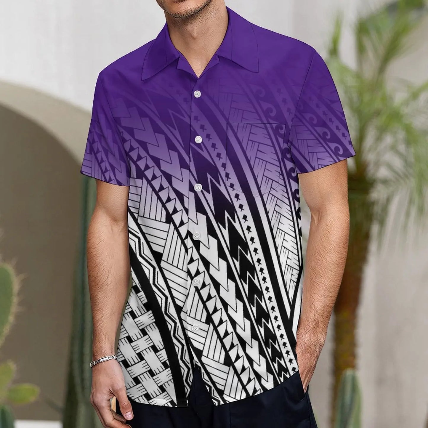 Custom Samoan Dress Women'S Off-The-Shoulder Dress Hawaiian Party Fishtail Skirt And Men'S Shirt Polynesian Couple Suit