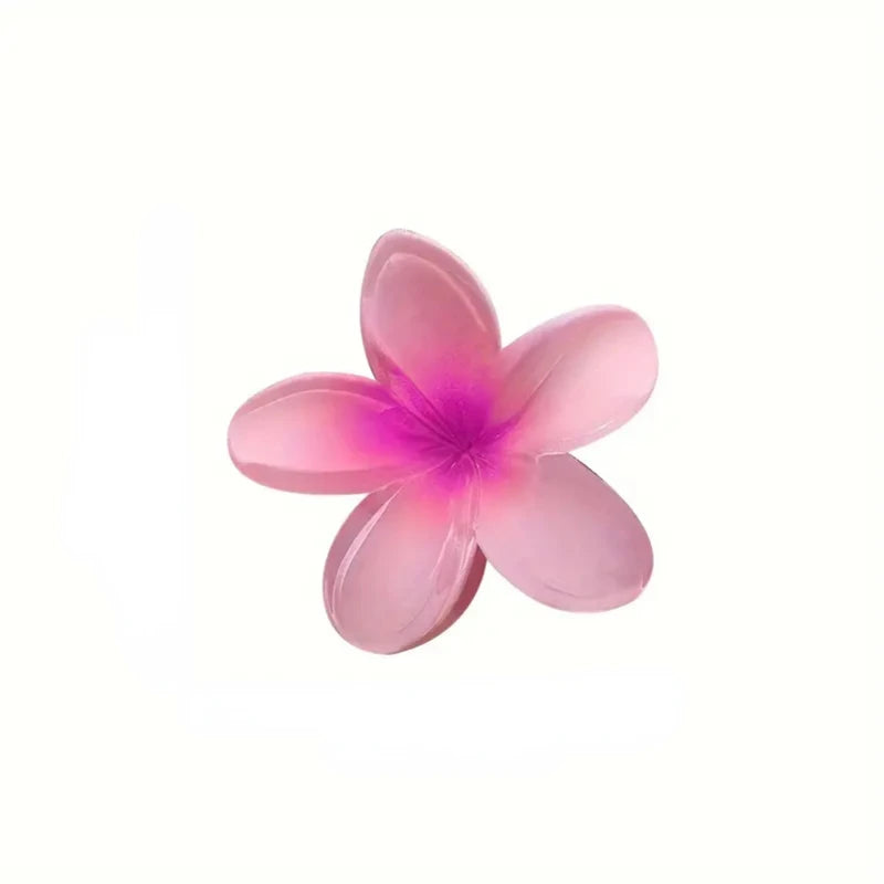 Hawaiian Flower Hair Claw Clips Large Claw for Thick/Thin Hairpins for Women Girls Barrettes Beach Summer Hair Accessories Gifts