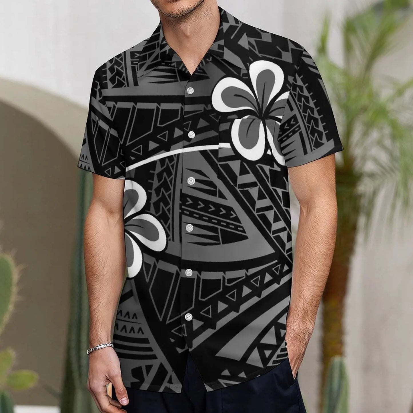 Custom Samoan Dress Women'S Off-The-Shoulder Dress Hawaiian Party Fishtail Skirt And Men'S Shirt Polynesian Couple Suit