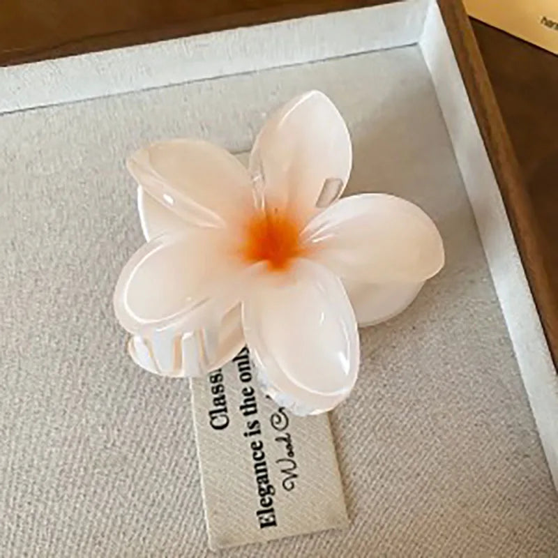 Hawaiian Flower Hair Claw Clips Large Claw for Thick/Thin Hairpins for Women Girls Barrettes Beach Summer Hair Accessories Gifts
