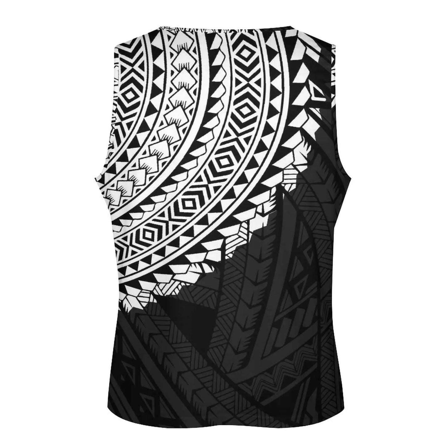 Polynesian Tribal Tank Tops Samoan Men Singlets Island Wear