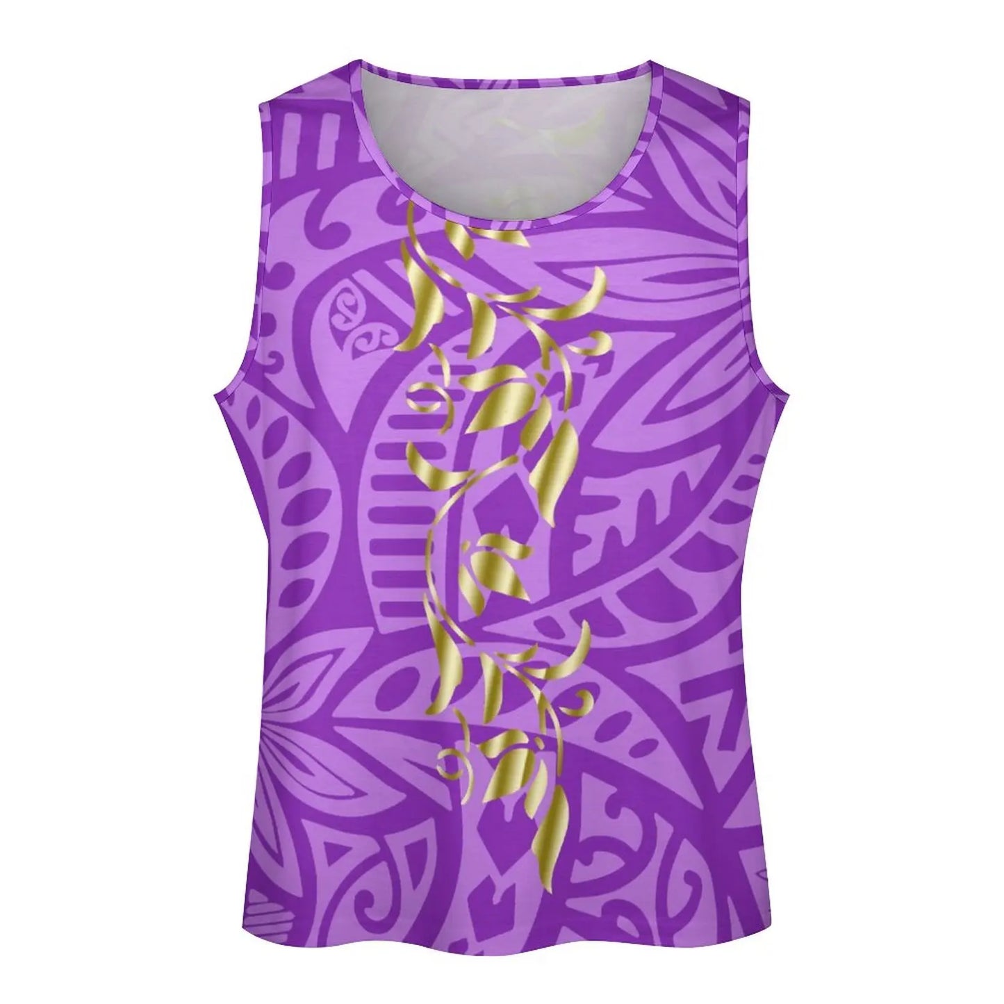 Polynesian Tribal Tank Tops Samoan Men Singlets Island Wear