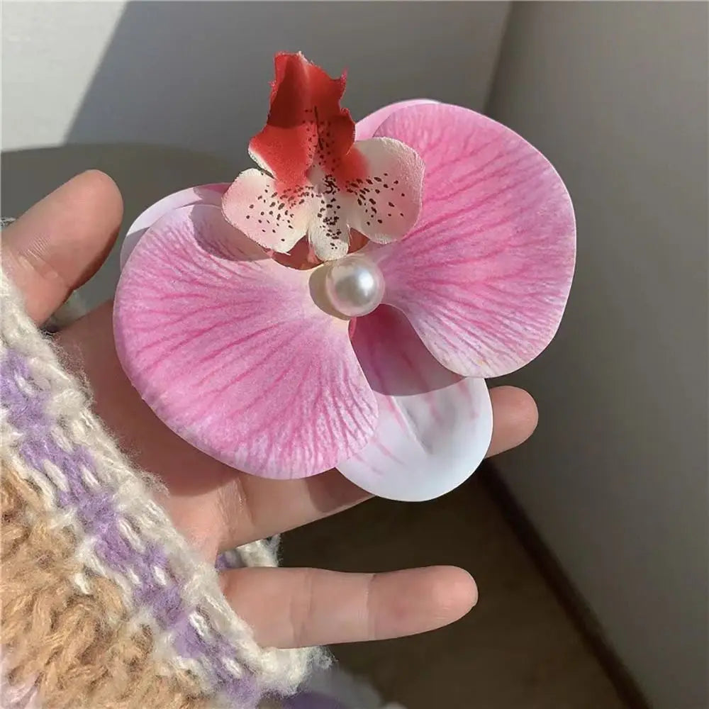 Hawaiian Colorful Flower Hair Clip For Women Girls Romantic Bohemian Flower Side Bangs Clip BB Hair Clips Hair Accessories