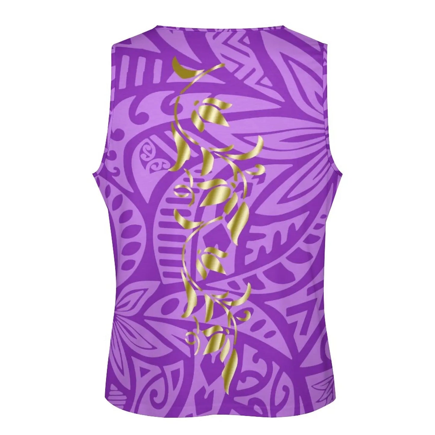 Polynesian Tribal Tank Tops Samoan Men Singlets Island Wear