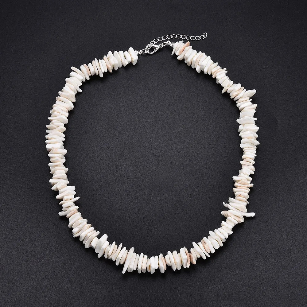 Puka  Necklace n Women Hawaiian Beach Adjustable Necklace Summer Necklace for Girls Boys