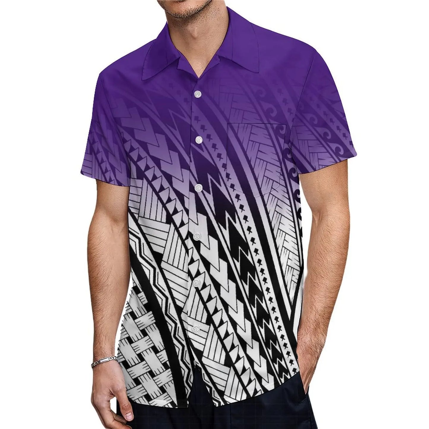 Custom Samoan Dress Women'S Off-The-Shoulder Dress Hawaiian Party Fishtail Skirt And Men'S Shirt Polynesian Couple Suit