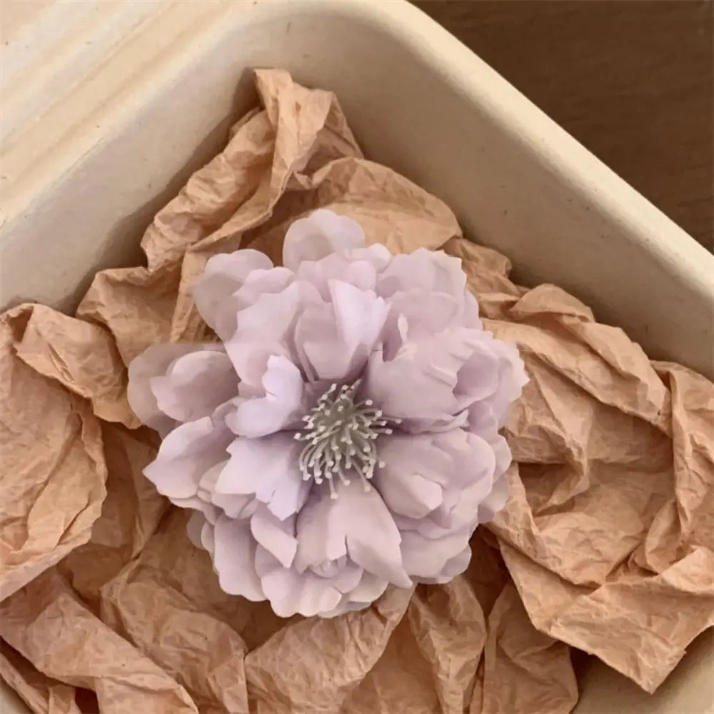 Hawaiian Colorful Flower Hair Clip For Women Girls Romantic Bohemian Flower Side Bangs Clip BB Hair Clips Hair Accessories