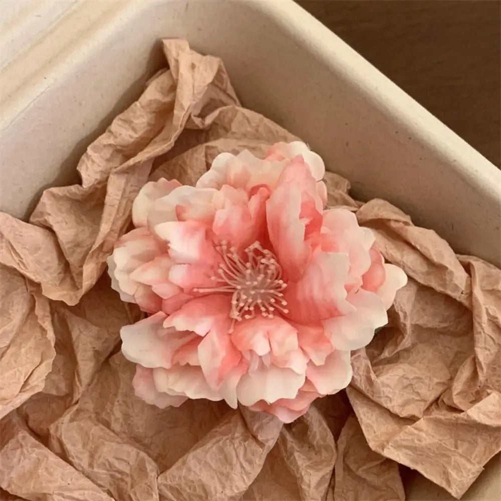 Hawaiian Colorful Flower Hair Clip For Women Girls Romantic Bohemian Flower Side Bangs Clip BB Hair Clips Hair Accessories