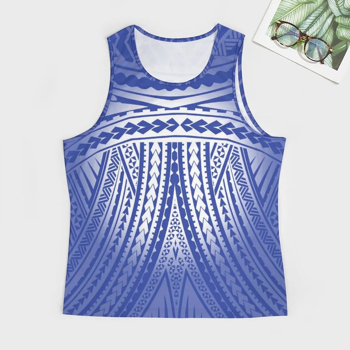 Polynesian Tribal Tank Tops Samoan Men Singlets Island Wear