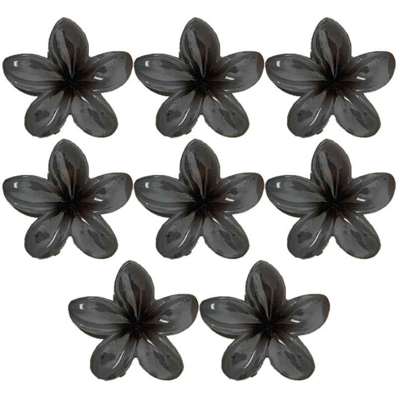 Hawaiian Flower Hair Claw Clips Large Claw for Thick/Thin Hairpins for Women Girls Barrettes Beach Summer Hair Accessories Gifts