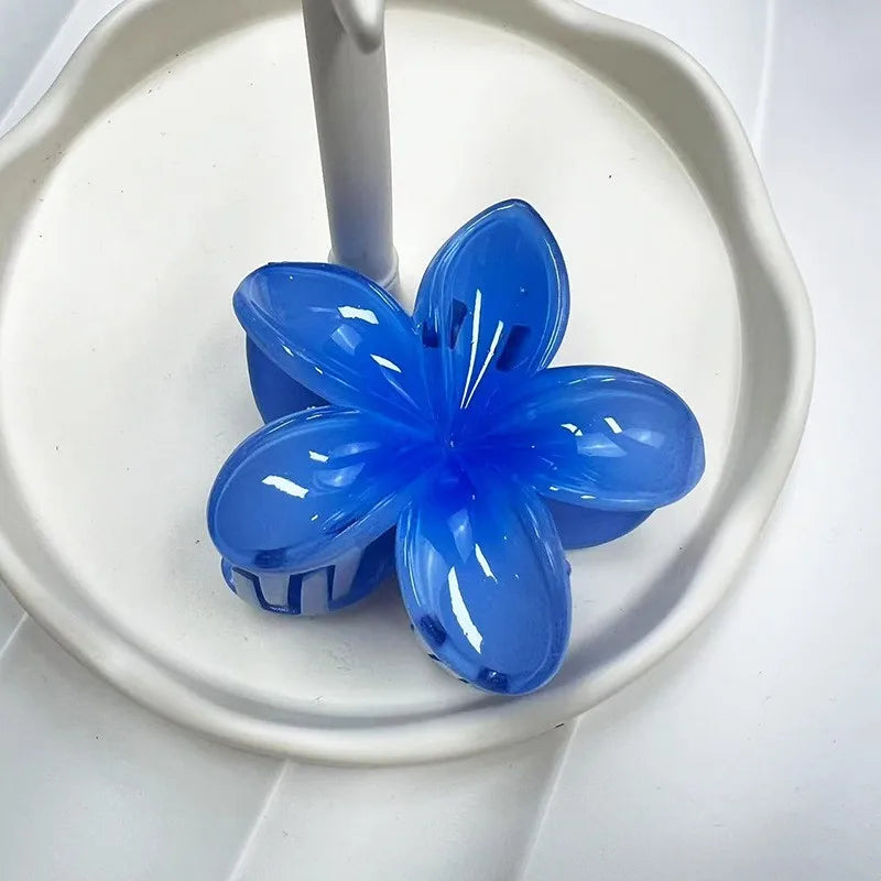 Hawaiian Flower Hair Claw Clips Large Claw for Thick/Thin Hairpins for Women Girls Barrettes Beach Summer Hair Accessories Gifts