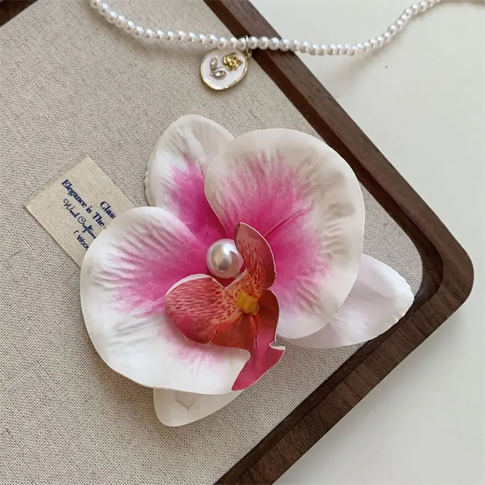 Hawaiian Colorful Flower Hair Clip For Women Girls Romantic Bohemian Flower Side Bangs Clip BB Hair Clips Hair Accessories