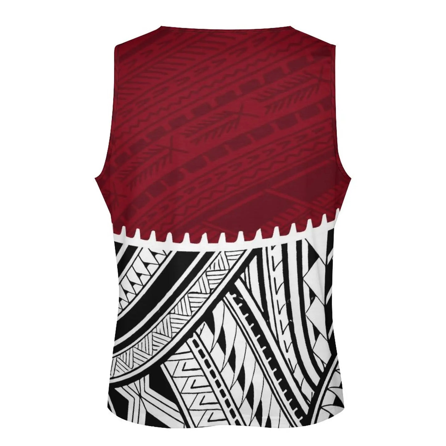 Polynesian Tribal Tank Tops Samoan Men Singlets Island Wear