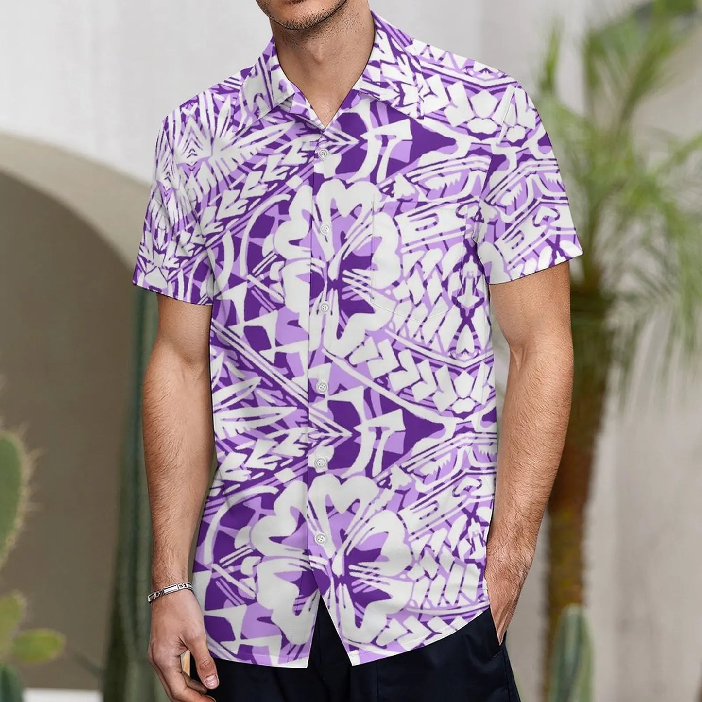 Custom Samoan Dress Women'S Off-The-Shoulder Dress Hawaiian Party Fishtail Skirt And Men'S Shirt Polynesian Couple Suit