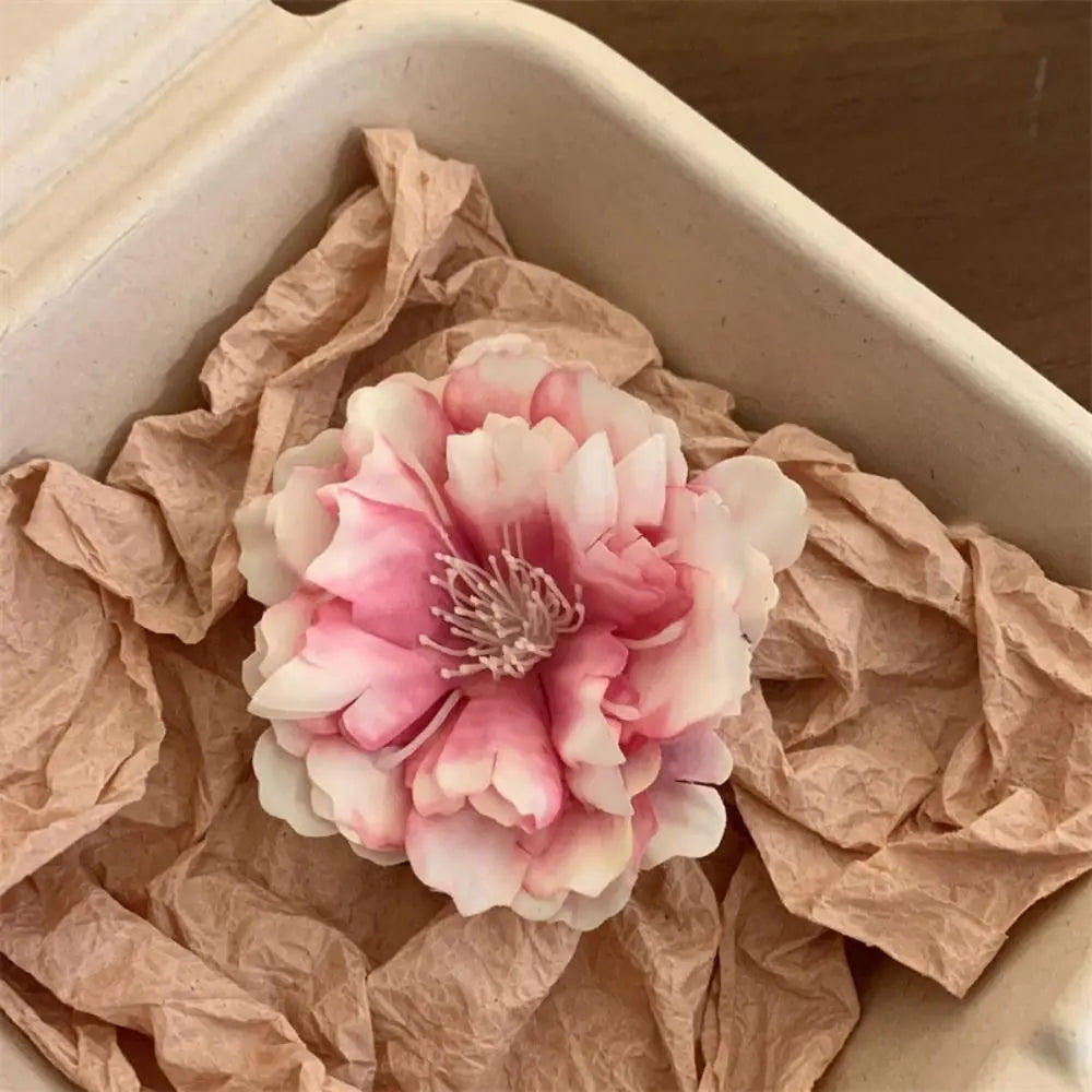Hawaiian Colorful Flower Hair Clip For Women Girls Romantic Bohemian Flower Side Bangs Clip BB Hair Clips Hair Accessories
