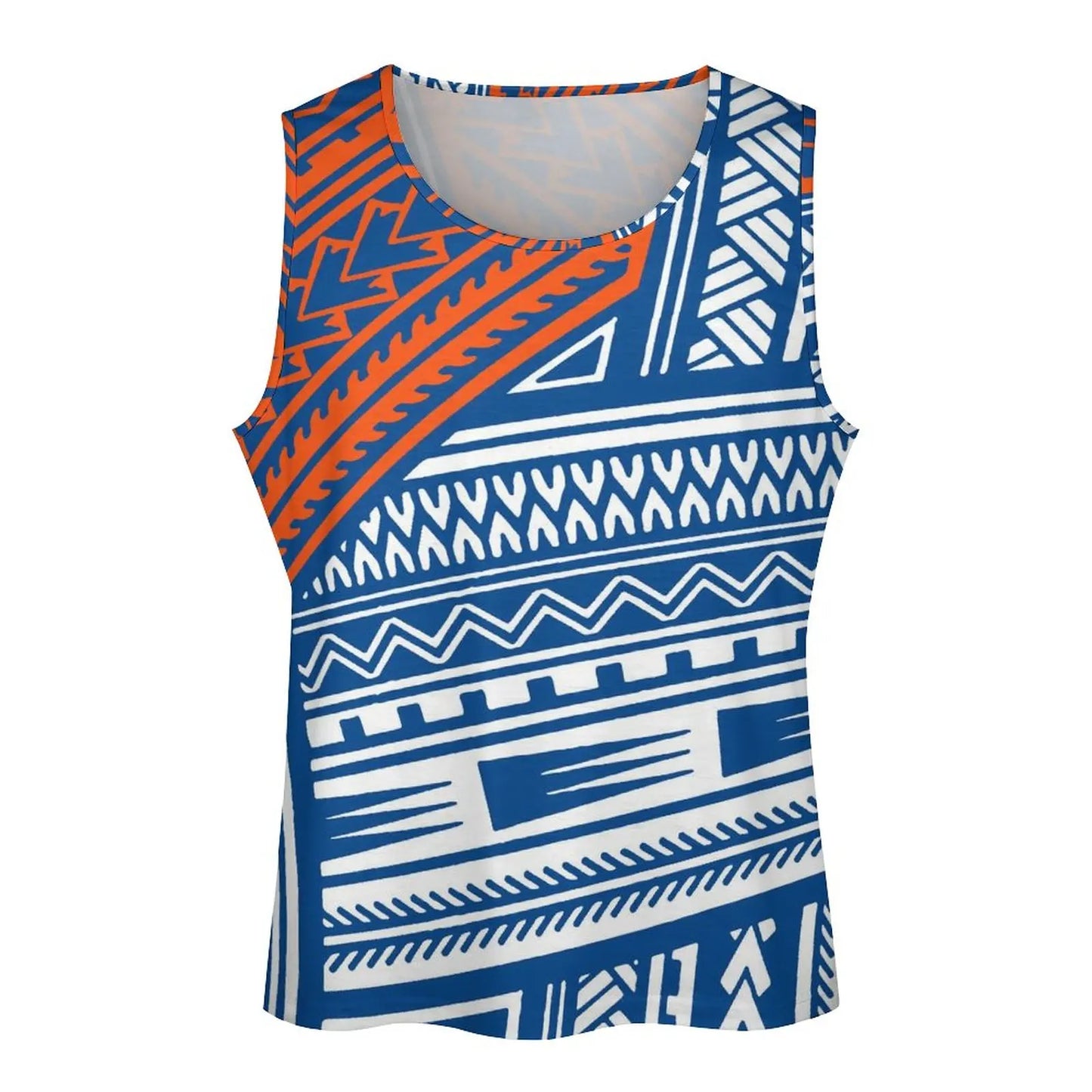 Polynesian Tribal Tank Tops Samoan Men Singlets Island Wear
