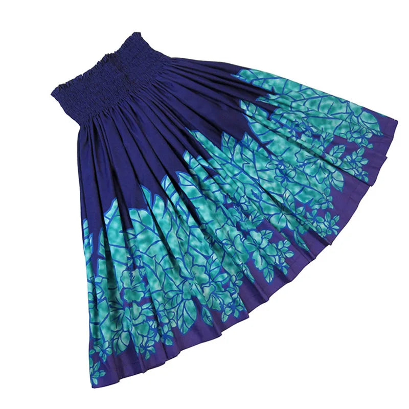 2025 Summer Hawaii Hula Dance Single Pa'u Skirt Floral Print Women Wear Paw Skirt Party Decoration Fashion Performace Dress