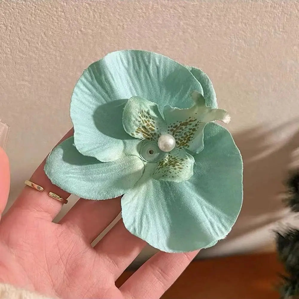 Hawaiian Colorful Flower Hair Clip For Women Girls Romantic Bohemian Flower Side Bangs Clip BB Hair Clips Hair Accessories