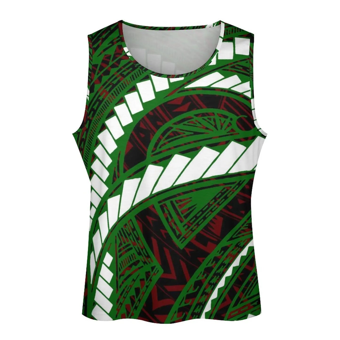 Polynesian Tribal Tank Tops Samoan Men Singlets Island Wear