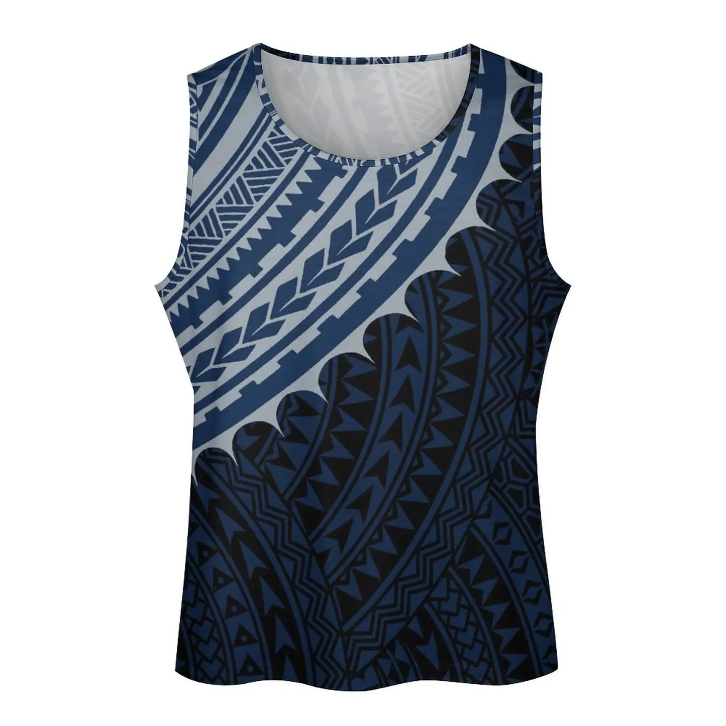 Polynesian Tribal Tank Tops Samoan Men Singlets Island Wear