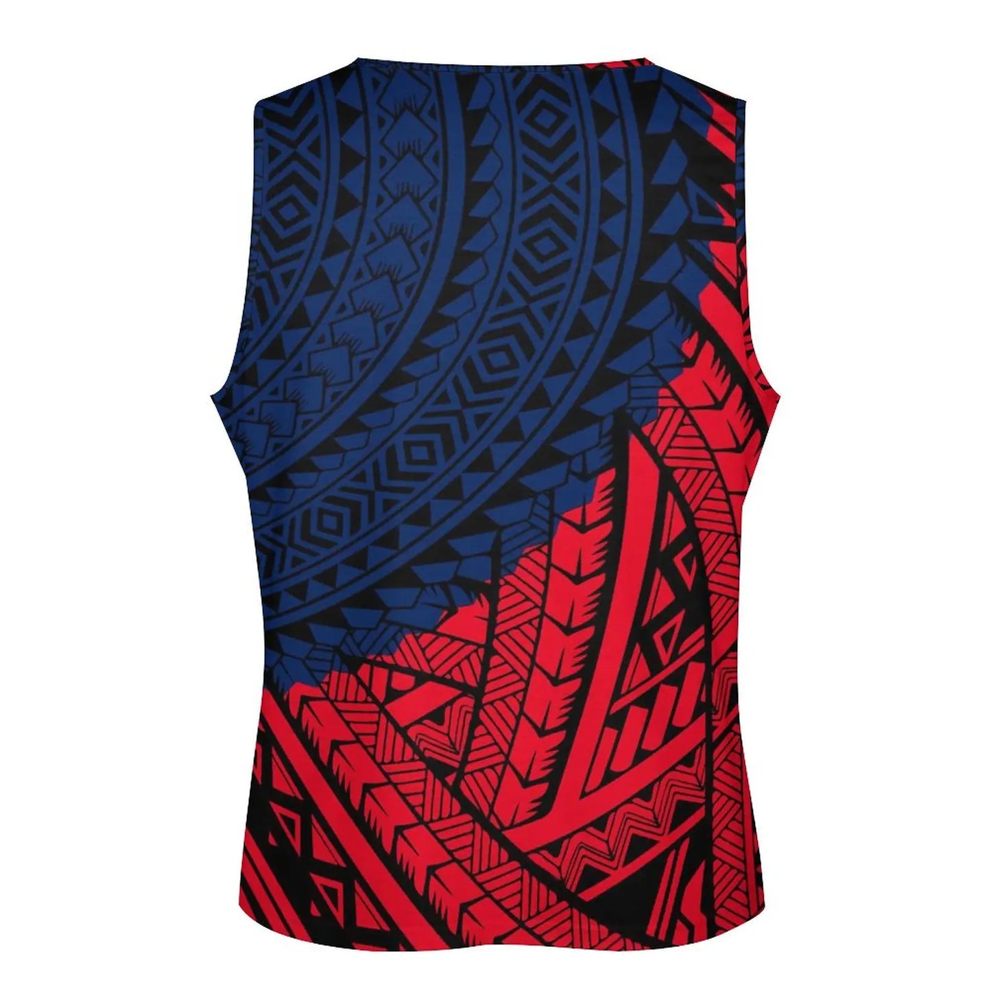 Polynesian Tribal Tank Tops Samoan Men Singlets Island Wear