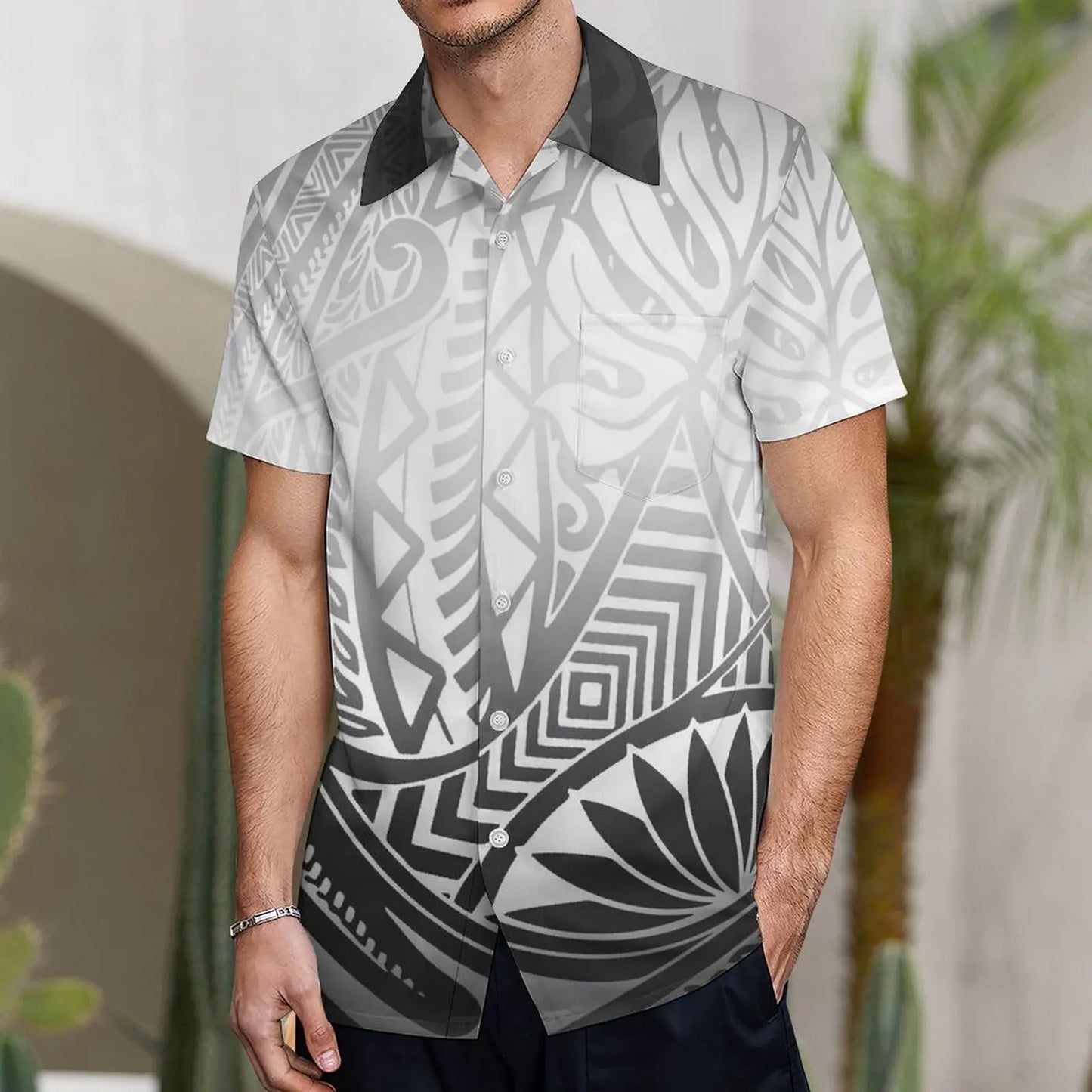 Custom Samoan Dress Women'S Off-The-Shoulder Dress Hawaiian Party Fishtail Skirt And Men'S Shirt Polynesian Couple Suit