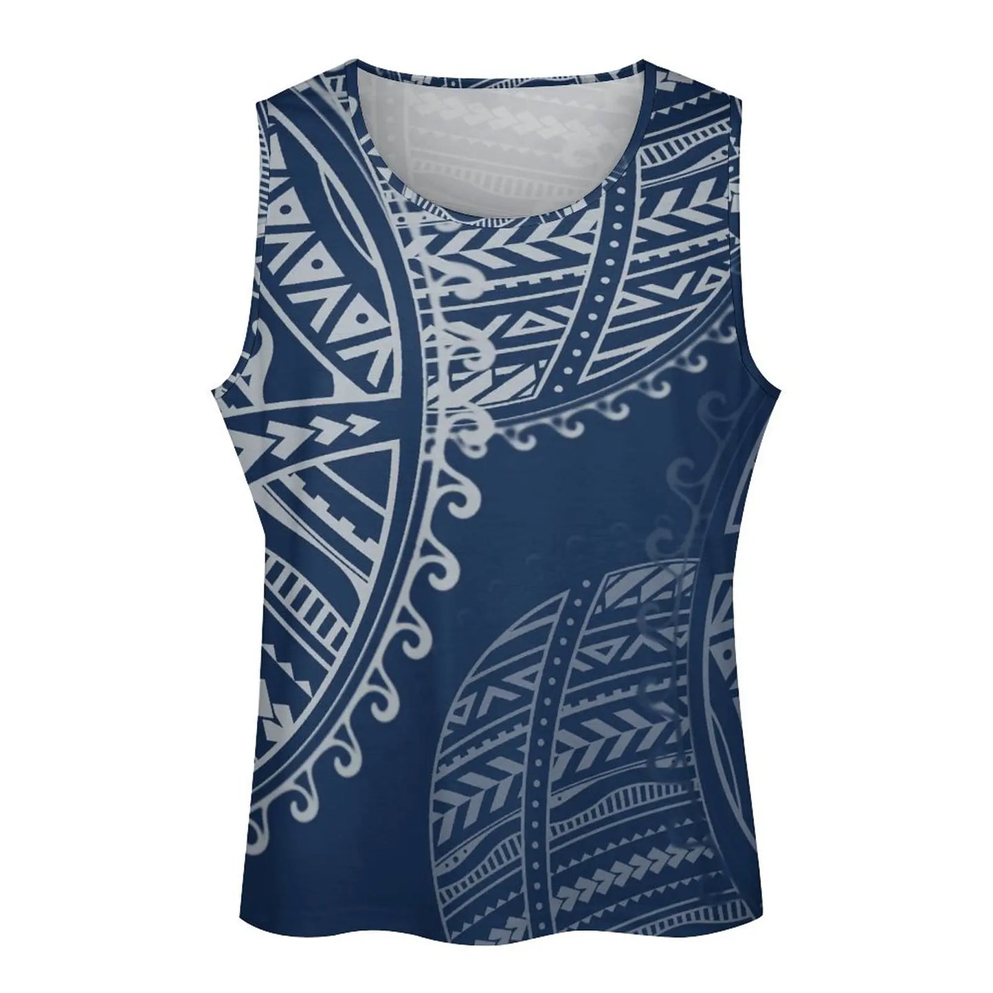 Polynesian Tribal Tank Tops Samoan Men Singlets Island Wear