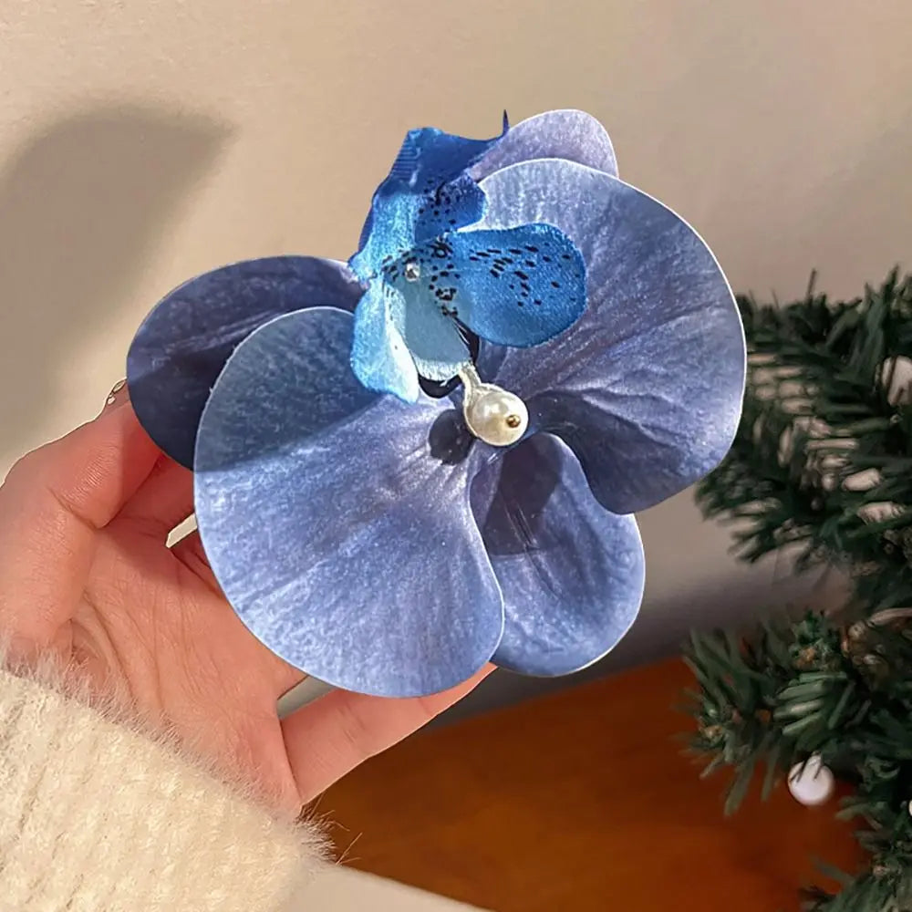 Hawaiian Colorful Flower Hair Clip For Women Girls Romantic Bohemian Flower Side Bangs Clip BB Hair Clips Hair Accessories