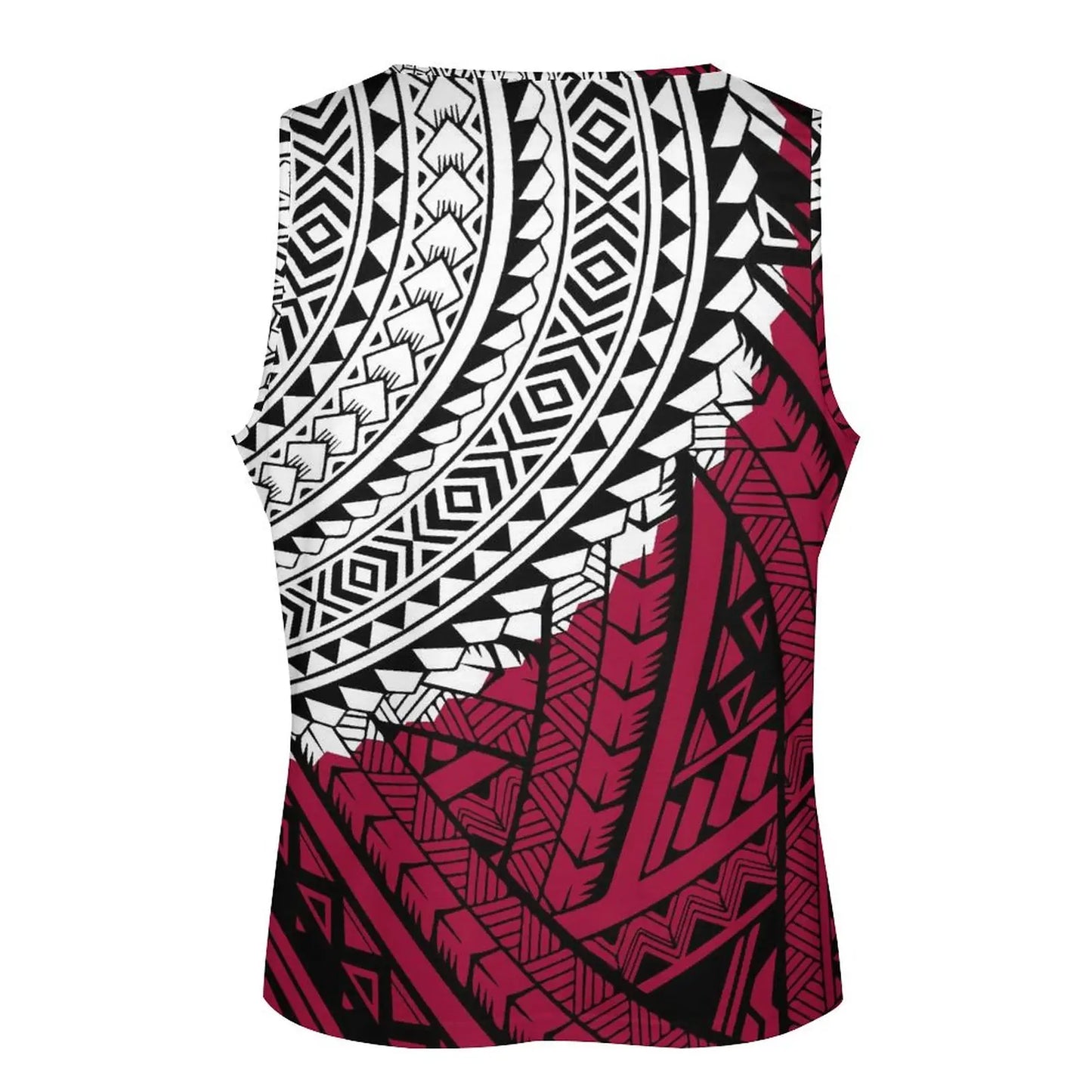 Polynesian Tribal Tank Tops Samoan Men Singlets Island Wear