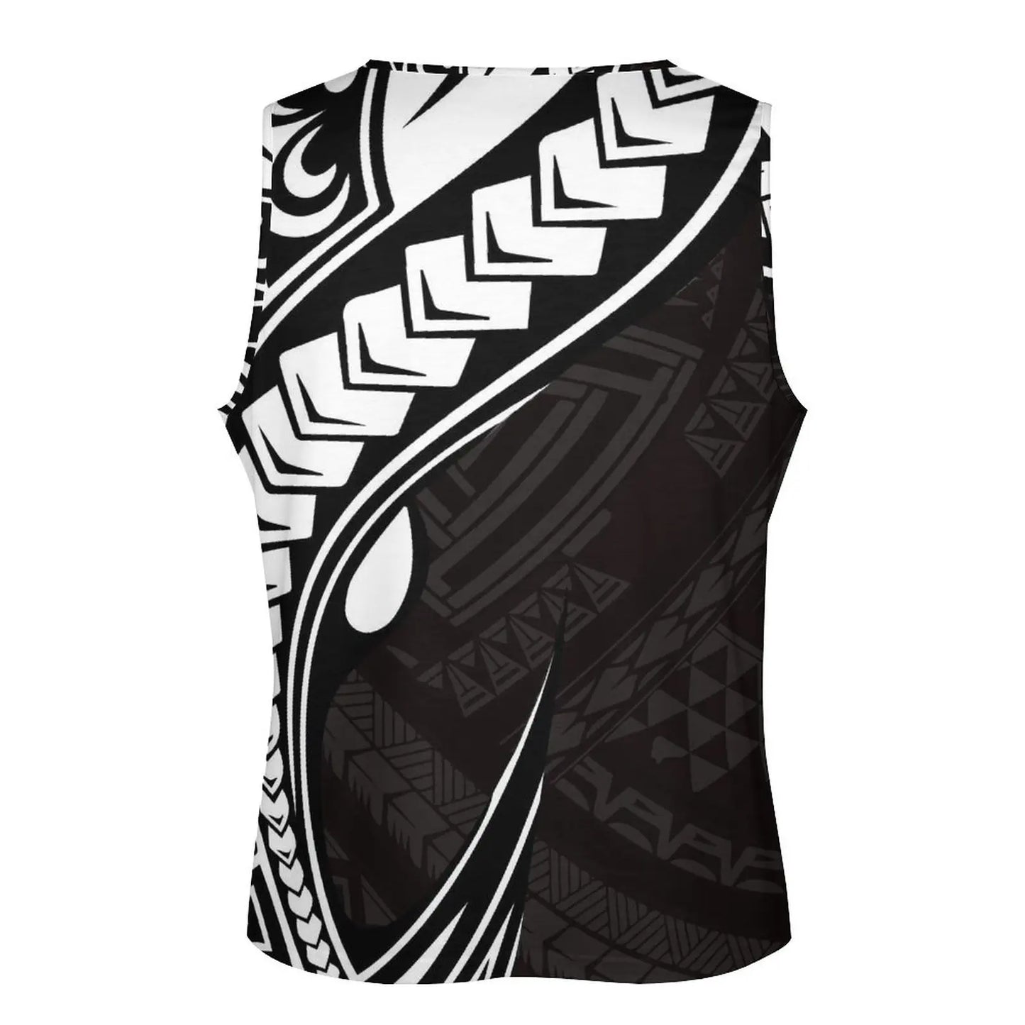 Polynesian Tribal Tank Tops Samoan Men Singlets Island Wear