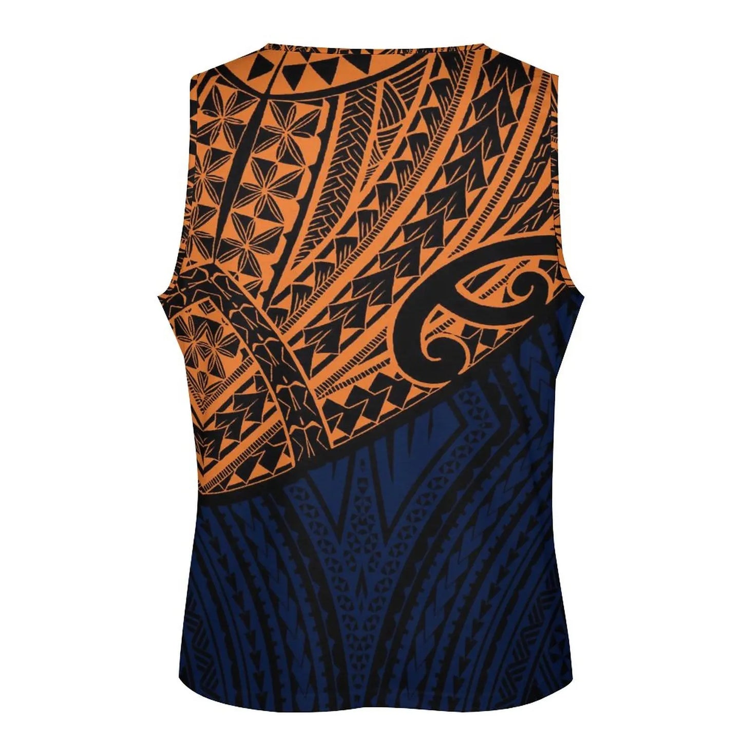 Polynesian Tribal Tank Tops Samoan Men Singlets Island Wear