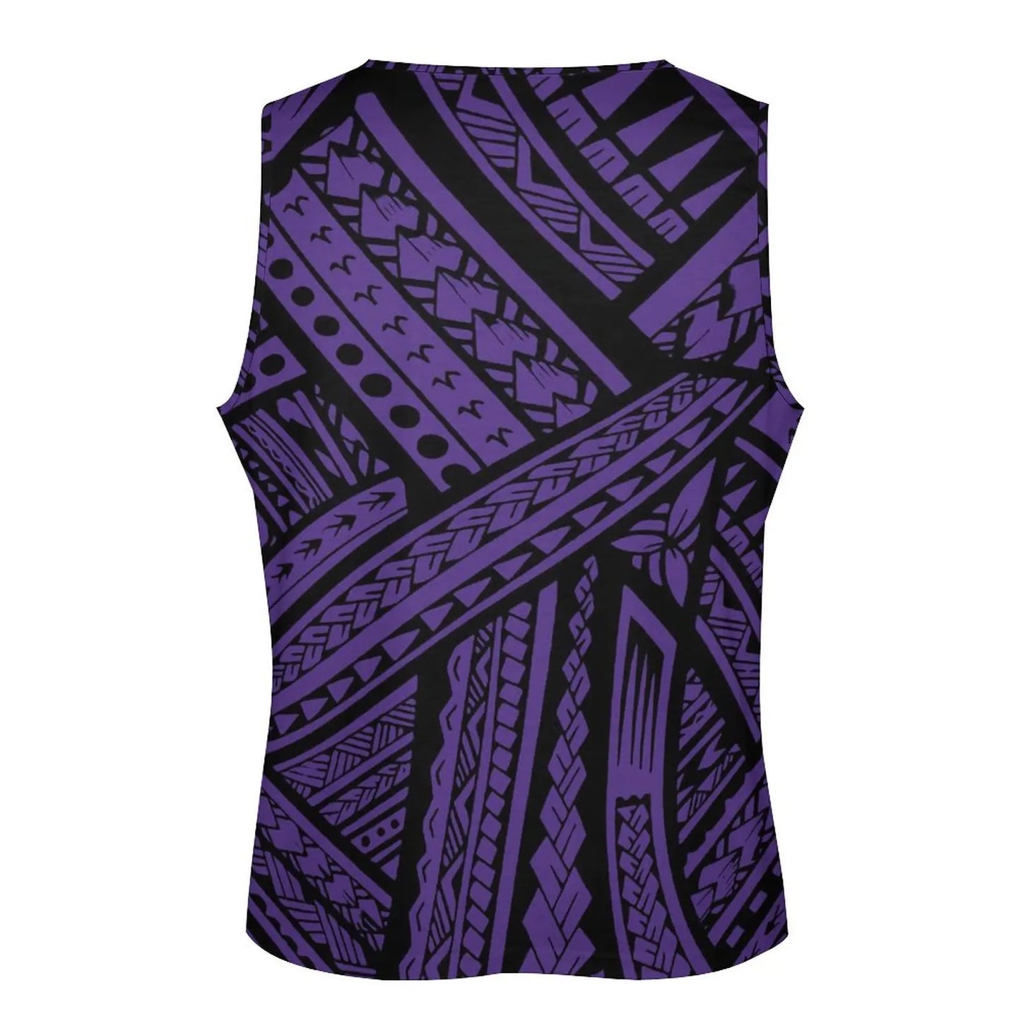 Polynesian Tribal Tank Tops Samoan Men Singlets Island Wear