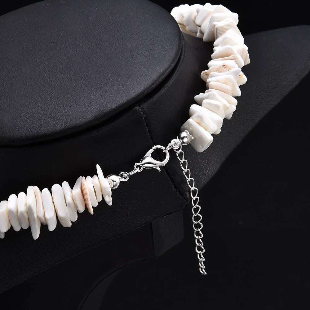 Puka  Necklace n Women Hawaiian Beach Adjustable Necklace Summer Necklace for Girls Boys