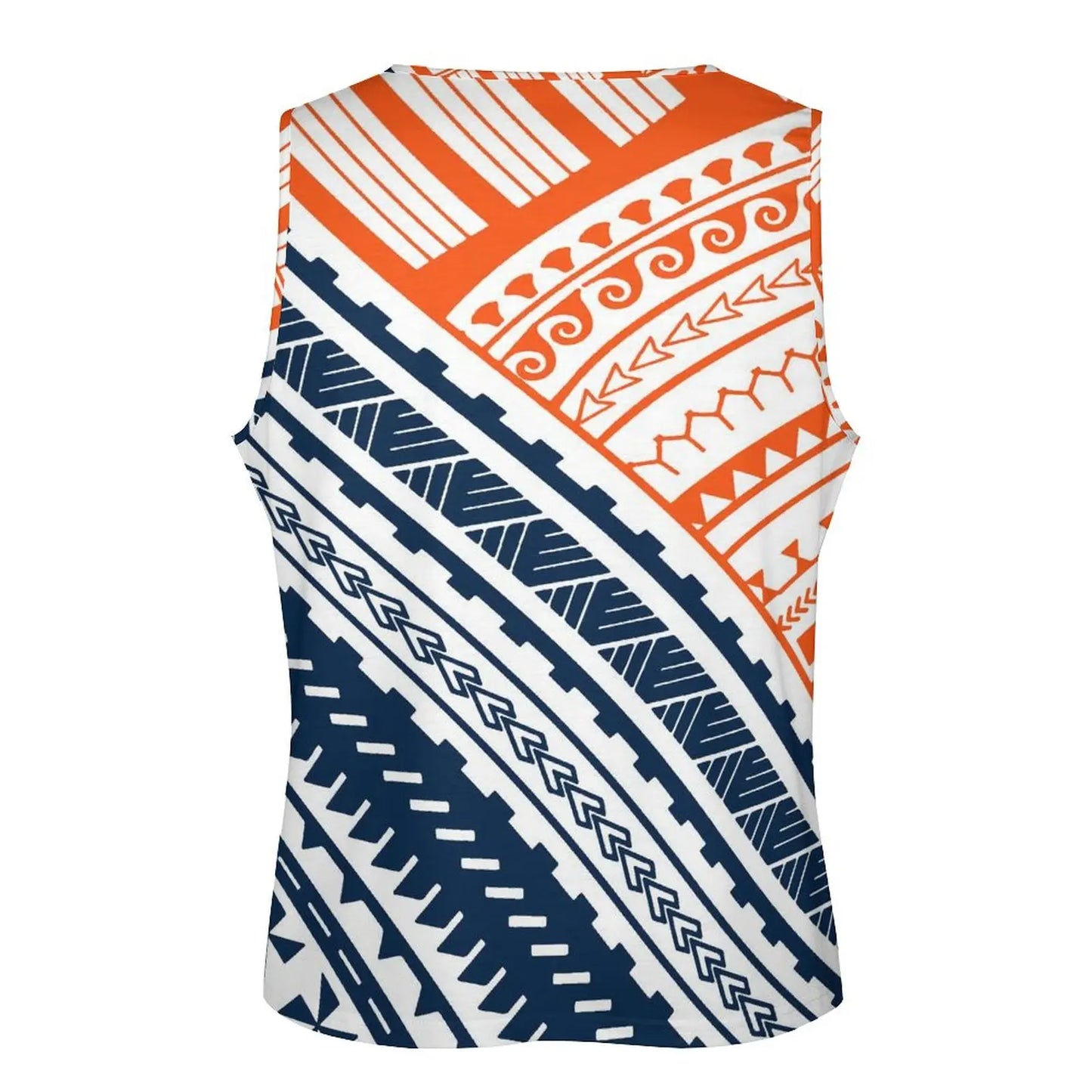 Polynesian Tribal Tank Tops Samoan Men Singlets Island Wear