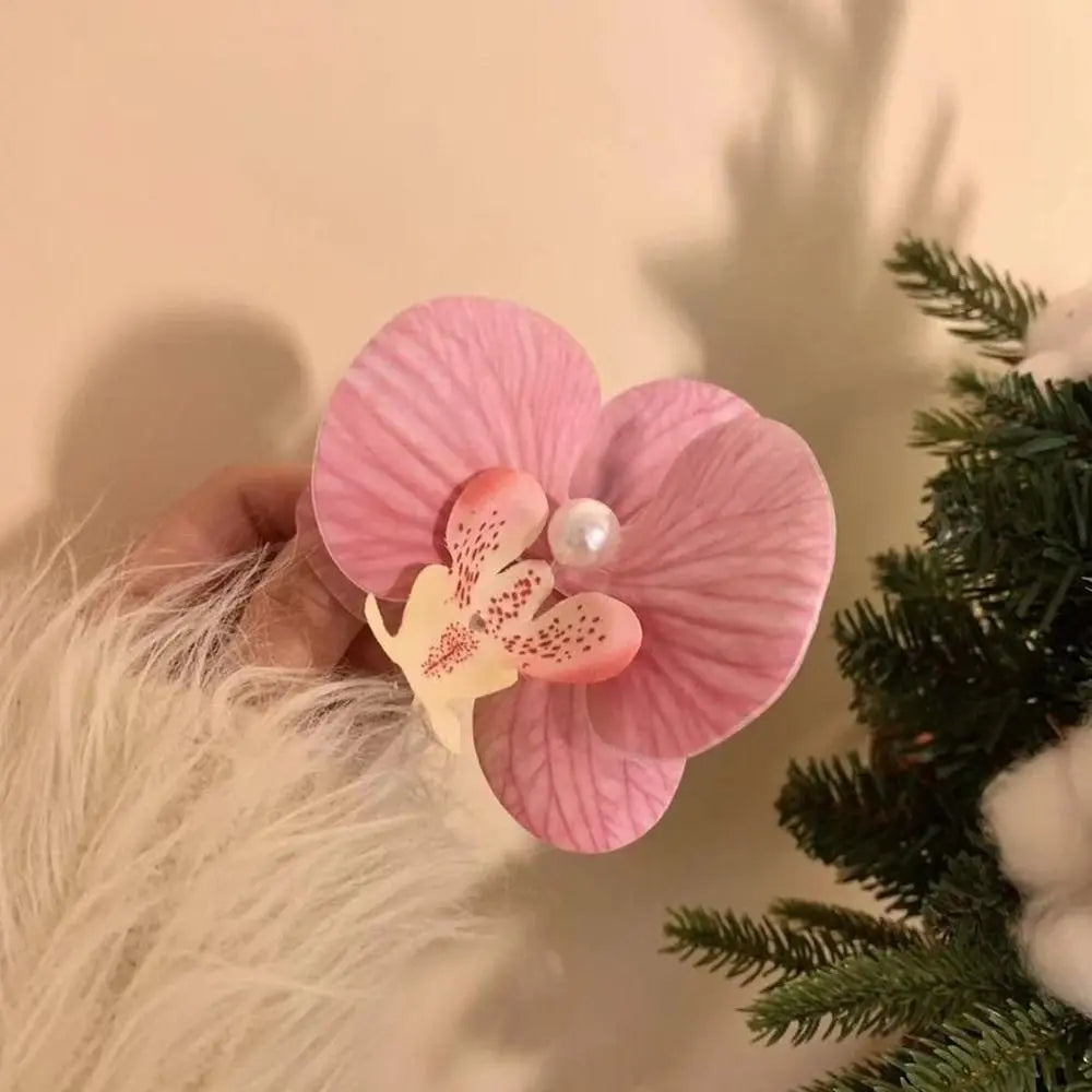 Hawaiian Colorful Flower Hair Clip For Women Girls Romantic Bohemian Flower Side Bangs Clip BB Hair Clips Hair Accessories