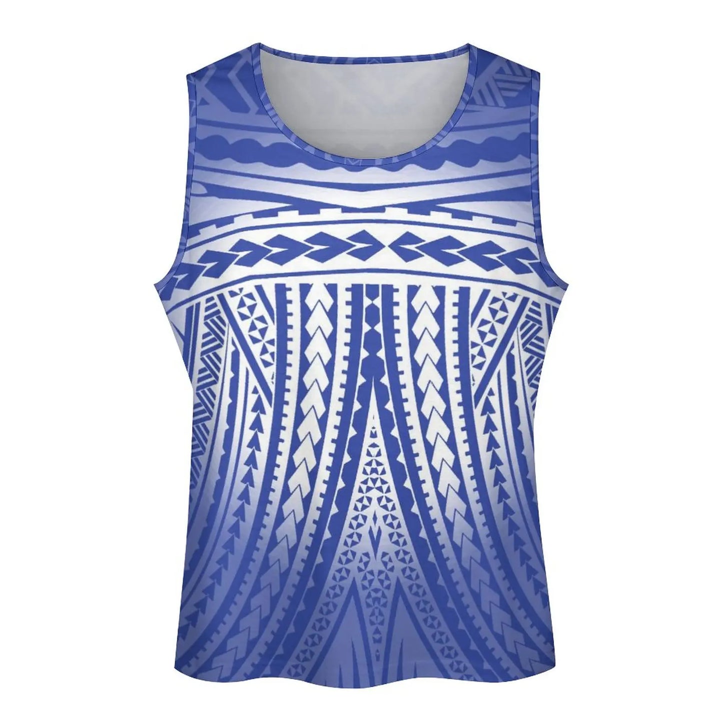 Polynesian Tribal Tank Tops Samoan Men Singlets Island Wear