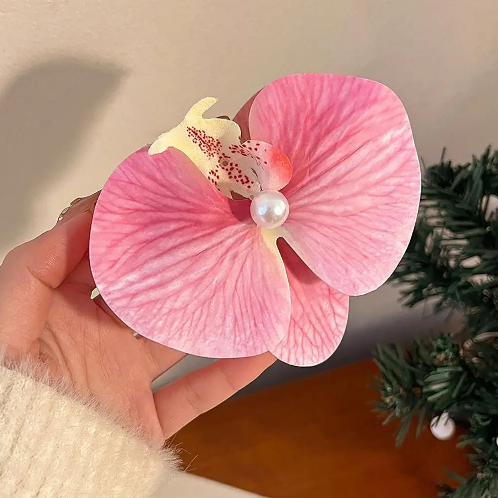 Hawaiian Colorful Flower Hair Clip For Women Girls Romantic Bohemian Flower Side Bangs Clip BB Hair Clips Hair Accessories