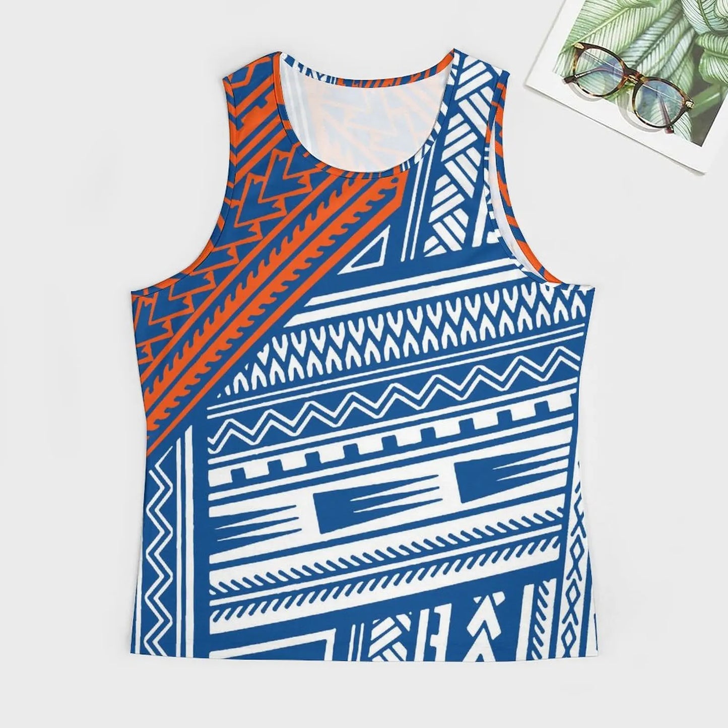 Polynesian Tribal Tank Tops Samoan Men Singlets Island Wear