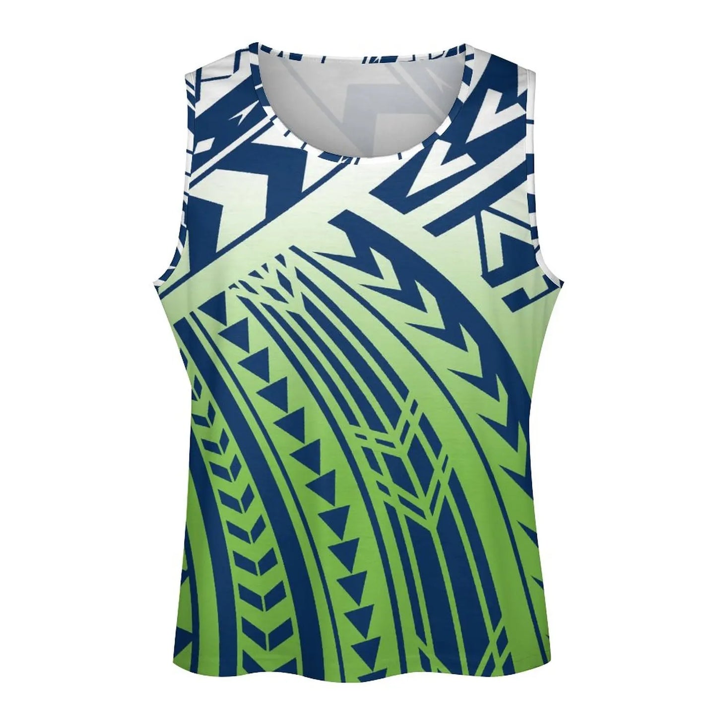 Polynesian Tribal Tank Tops Samoan Men Singlets Island Wear
