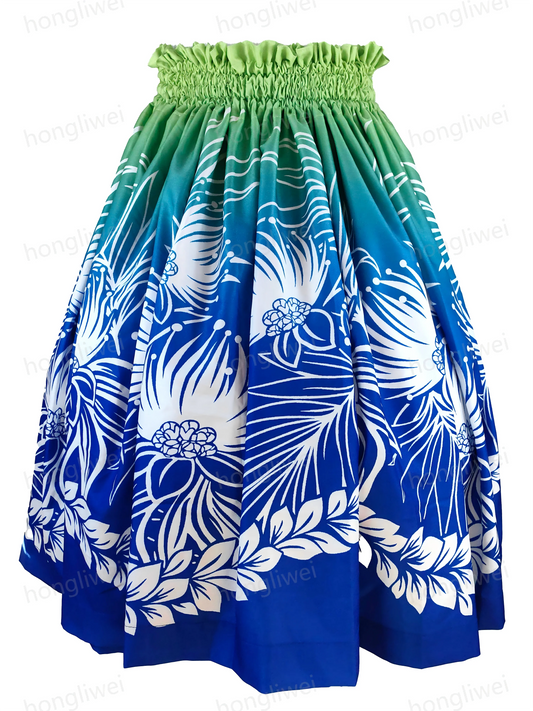 Hawaiian Style New Fashion Paw Skirt Hula Dance Pa'u Skirt for Women  Performance Dress Party Decoration
