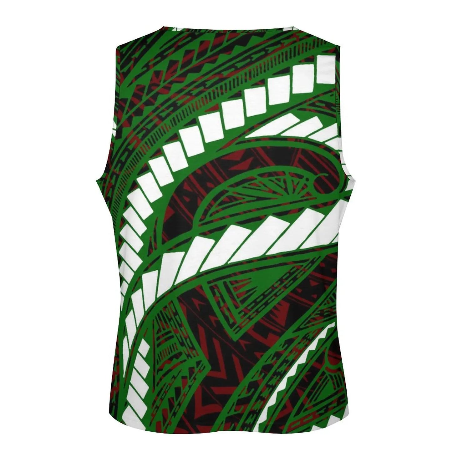 Polynesian Tribal Tank Tops Samoan Men Singlets Island Wear