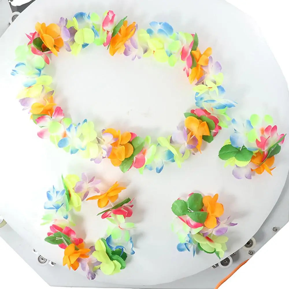 Beach Fashion Hawaiian Style For Women Artificial Flowers Gift Performance Accessories Wristband Garland Necklace Headband