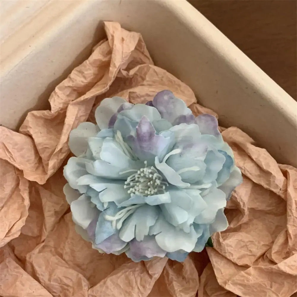 Hawaiian Colorful Flower Hair Clip For Women Girls Romantic Bohemian Flower Side Bangs Clip BB Hair Clips Hair Accessories